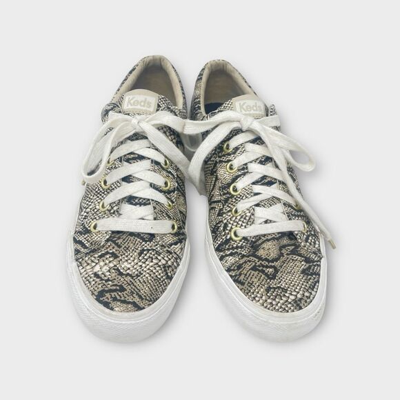 Keds Women's Jump Kick Snake Sneaker Sz 8 Versatile Mobwife Spring Summer - Picture 1 of 7